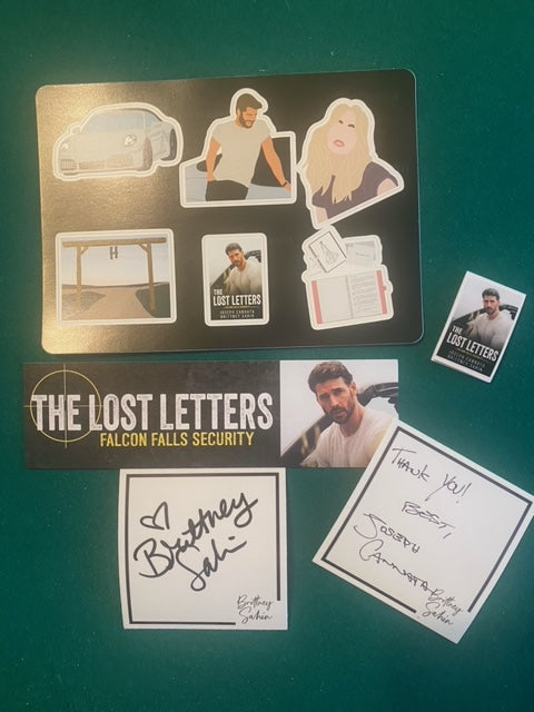 The Lost Letters Book Swag with bookplates